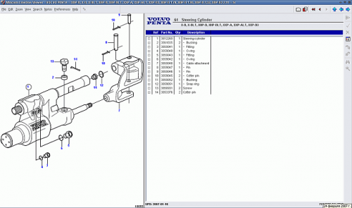 Установка каталога запчастей Volvo Penta EPC 12.2024