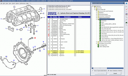 Установка каталога запчастей Volvo Penta EPC 12.2024