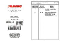 Каталог запчастей и мануалы Manitou EPC 2016 + Service Manuals 2007