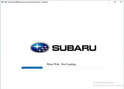 Установка каталог запчастей Subaru Fast 3 EPC Europe General 2020