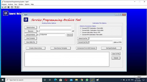 Установка программы GM Development Programming System DPS 4.52