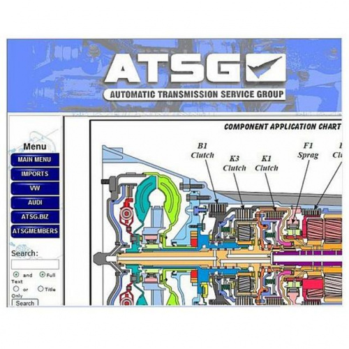 Установка программы ATSG Automatic Transmission 2017 по ремонту коробок передач