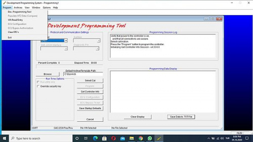 Установка программы GM Development Programming System DPS 4.52